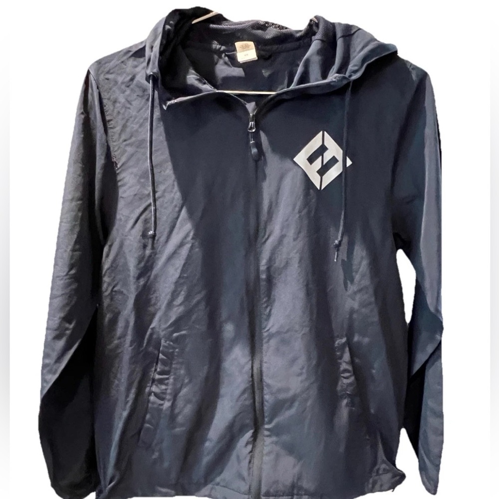 Foo Fighters Navy Hooded Windbreaker XS